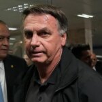 Show policial do ex -presidente brasileiro Jair Bolsonar, sede política