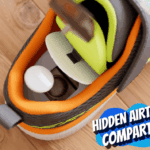 Skechers shoe with hidden AirTag compartment