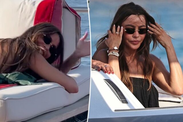 Sofía Vergara está bronzeando -se em uma calcinha de biquíni em Ibiza: "Legal Rolls"

