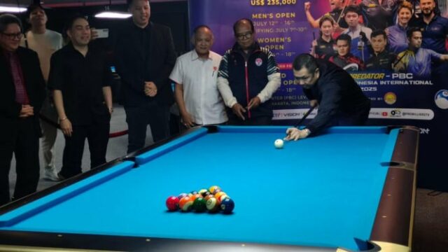 Sports Pool Stretch, Indonésia celebra torneios mundiais -com RP3.8 bilhões de prêmios

