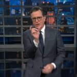 Stephen Colbert brinca Epstein matou um terremoto russo ou 'qualquer pessoa no vídeo Ozempic'