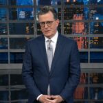 Stephen Colbert condena US $ 16 milhões para o assentamento paramount-trump como 'Big Fat Mito' para conectar o vídeo de Skittance