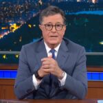 Stephen Colbert assando Baixas Expressões para Trump Parade no Late Show