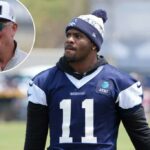Stephen Jones, diretor operacional do Dallas Cowboys, no campo de treinamento.