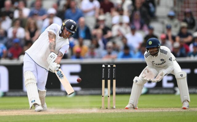 Stokes, Eng vs Ind 2025 4. Teste (relógio).

