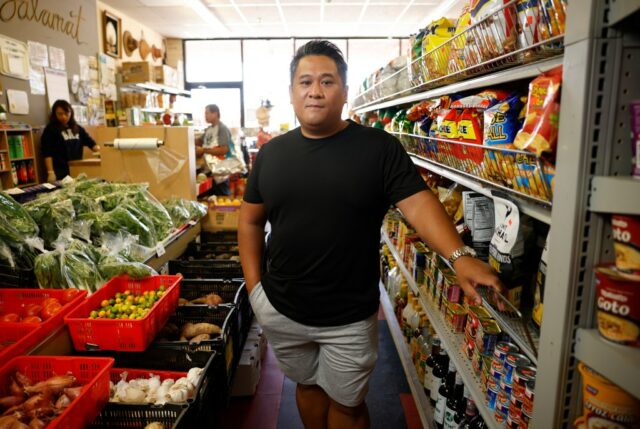 A vista de Fair Oaks Plaza de dentro do filipino do Pacífico Ocidental em Sunnyvale, Califórnia, na terça -feira, 15 de julho de 2025 (NHAT V. Meyer/Bay Area News Group)