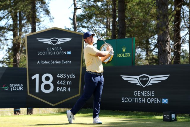 Surpresa a PGA Tour Pro Ties Scottish Records Record do curso do líder para o líder

