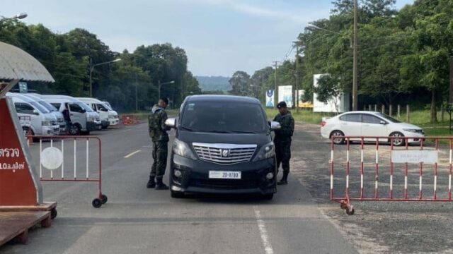 Tailândia está fechado todas as fronteiras com o impacto da guerra do Camboja

