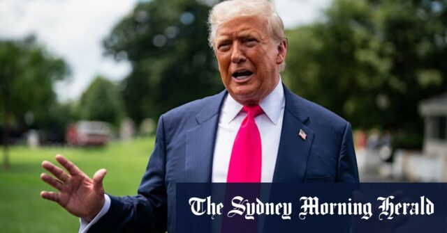 Tarifas de drogas padrão Trump assim que o final do mês

