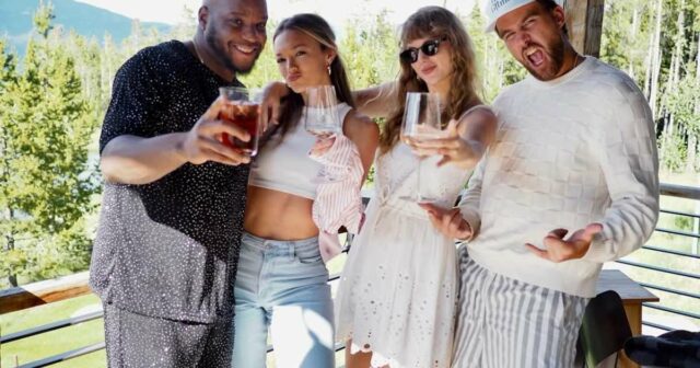 Taylor Swift Rocka uma roupa de 400 Gingham
