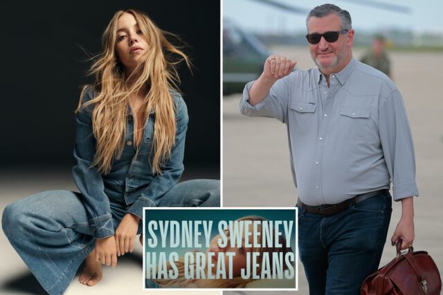 Ted Cruz é o mais recente a defender o American Eagle Eagle Sydney Sweeney rasgado como "propaganda nazista"

