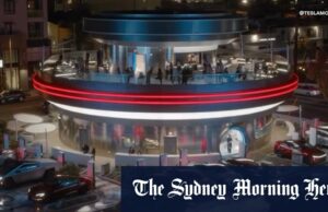 O café da manhã de Tesla há muito tempo abre o Los Angeles Tesla Diner de longa data abre em Los Angeles Estados Unidos