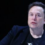 Elon Musk onstage at 'Exploring the New Frontiers of Innovation'