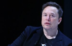 Tesla atrai US $ 16,5 bilhões com a Samsung para fazer chips de IA Elon Musk onstage at 'Exploring the New Frontiers of Innovation'