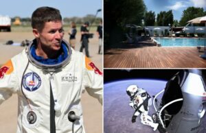 Testemunhas testemunhas da lenda Felix Baumgartner ouviram um grande boom quando o parotlider saiu de controle Testemunhas testemunhas da lenda Felix Baumgartner ouviram um grande boom quando o parotlider saiu de controle