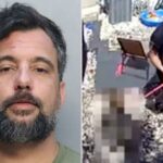 "Ticking Time Bomba" Vet, 42, cópias violentamente, procurando um enteado de 6 anos em uma coleira de cachorro, perturbando programas de vídeo