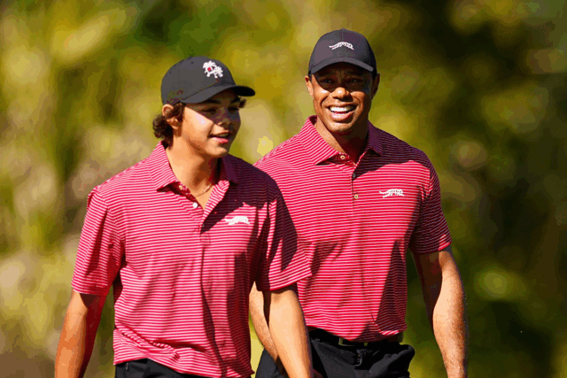 Tiger Woods Son, Charlie, siga os passos do papai no TPC Waragrass

