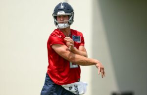 Titans Cuby em 2025, definirá Levis para cirurgia no ombro NFL: TEncy Titans Minicamp