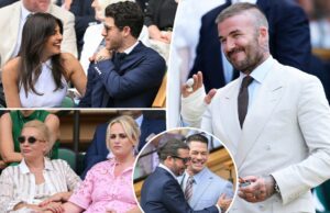 Todas as celebridades em Wimbledon 2025: David Beckham, Rebel Wilson, Nick Jonas e muito mais Dave Grohl e John Price em Wimbledon