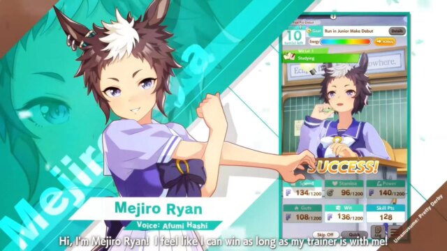 Introdução Clip Mejiro Ryan (imagem via Cygames)