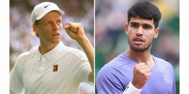 2025 Alcaraz e Sinner em Roland-Garros (Fonte da imagem: Getty)