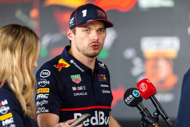Max Verstappen no Grande Prêmio Britânico - Fonte: Getty