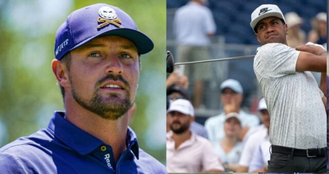 Tony Finau, uma 'inspiração' de Bryson Dechambeau, lida com 'Break 50' Challenge

