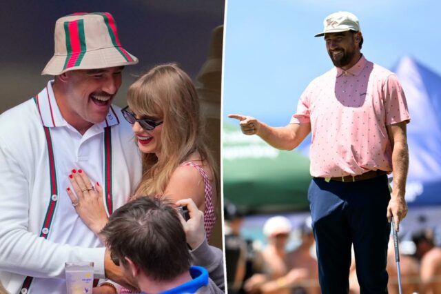 Travis Kelce dá uma reação encantadora ao fã, que ele chama de Taylor Swift de "a melhor garota do mundo"

