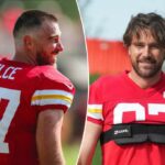 Travis Kelce estreia um penteado dramático no campo de treinamento de chefes: "Retiramos o cachorro"