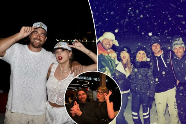 Travis Kelce move a cortina em uma rara visão de "algumas aventuras" de Taylor Swift


