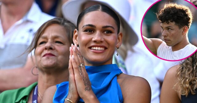 Tom Holland faz uma citação de golfe com Carlos Alcaraz antes de sua partida de quartas de final de Wimbledon