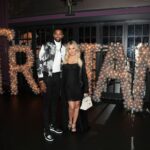 Khloe Kardashian publica uma história do Instagram que mostra a festa de aniversário de Tristan Thompson. Crédito: Kardashian/IG