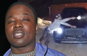 Troy Ave, uma voz falsa de Cook Goode Kool Troy Ave Gund Instagram- @ Cefgeophfmocole Composite