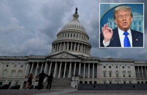 Trump chama House para votar em um “grande belo projeto de lei” no meio da parada: “O que os republicanos estão esperando?” Foto de Donald Trump falando em uma conferência de imprensa.