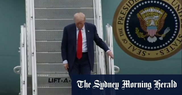 Trump chega na Escócia com um novo plano

