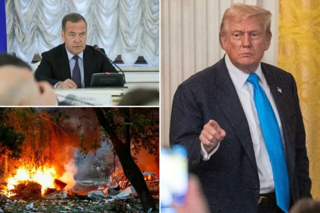 Trump começa com o ex -ex -presidente da Rússia Medvedev para observar suas palavras sobre a ameaça de guerra

