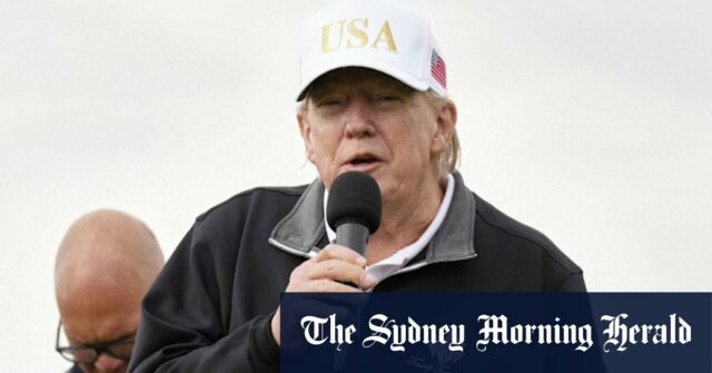 Trump diz que Etstein 'tomou' jovem por mar-a-apple spa

