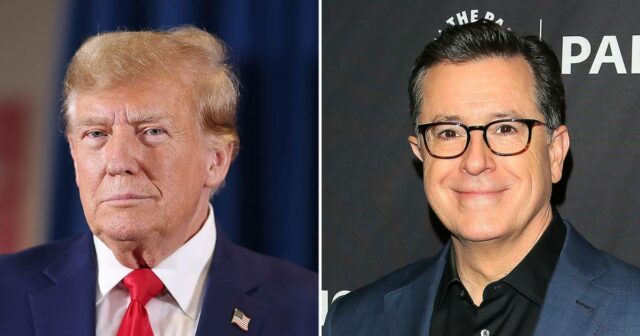 Stephen Colbert responde a Trump comemorando o cancelamento de 'The Late Show'