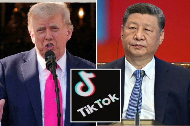 Trump diz que os EUA iniciarão conversas com a China sobre o possível contrato de Tiktok na segunda -feira

