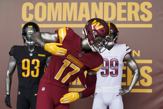 Washington Comandantes Jerseys NFL Redskins Trump
