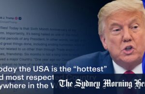 Trump marca seis meses no cargo Trump marca seis meses no cargo