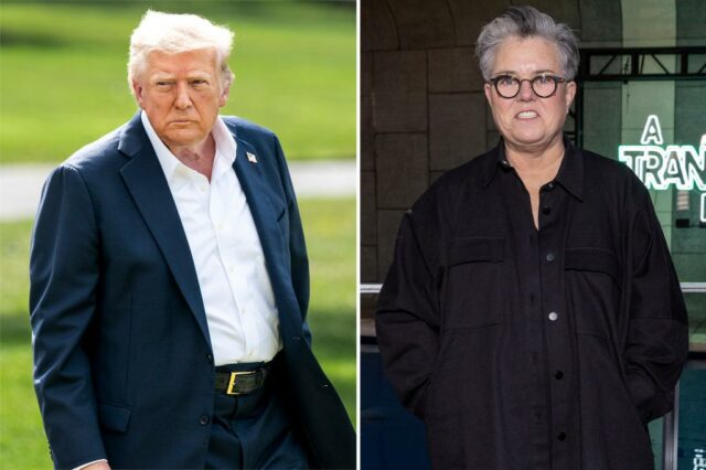 Rosie O'Donnell na noite de abertura 