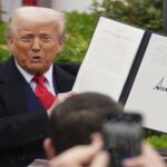 Trump usa uma taxa de importação de 20 % para os produtos dos EUA.