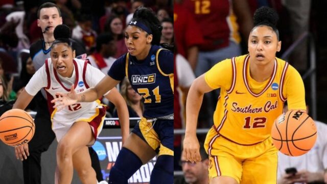 Um dia após o aniversário de Juju Watkins, os cavalos da USC Trojan comemoram o momento -Momento da última temporada passada


