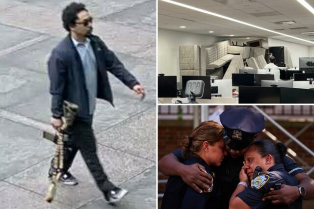 Um homem do revólver louco de Nova York Shane Tamura perseguiu e disparou com uma empregada impotente, que escapou maravilhosamente incólume: "puro terror"

