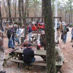 Lightning atingiu logo após as 19:00 na linha Black Night Bow Benders ao ar livre de arco e flecha em Jackson Township (foto)