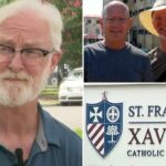 Um professor de música católica na Louisiana diminuiu a velocidade quando o pai descobriu o obituário do marido falecido