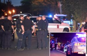 Uma faca que suspeitava de um golpe e morto por um carro durante uma perseguição policial em Nova York Policiais em um acidente fatal.