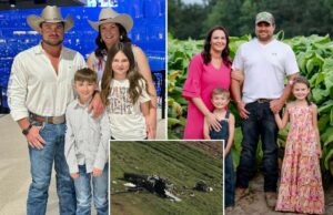 Uma família de quatro filhos, incluindo dois filhos pequenos, mortos quando um pequeno avião cai no caminho de volta de uma viagem na praia Uma família de quatro filhos, incluindo dois filhos pequenos, mortos quando um pequeno avião cai no caminho de volta de uma viagem na praia