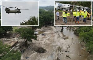 Visita “piorando a situação” após inundações mortais no Texas – quando um drone privado ilegal é atingido por um helicóptero envolvido em esforços em busca e regeneração: policiais Visita "piorando a situação" após inundações mortais no Texas - quando um drone privado ilegal é atingido por um helicóptero envolvido em esforços em busca e regeneração: policiais